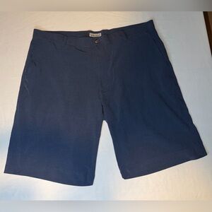 Peter Millar Crown Sport Golf Shorts Mens 38 Blue Performance Stretch